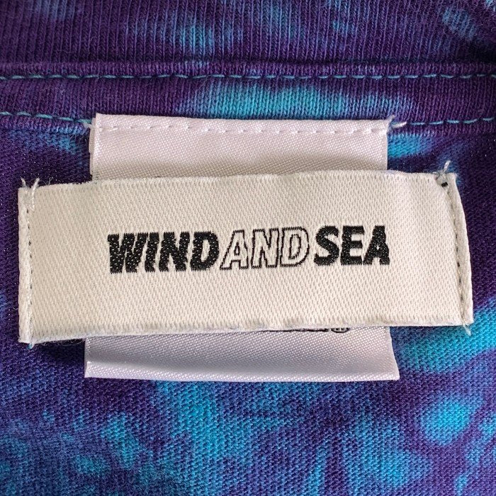 WIND AND SEA ウィンダンシー 23SS VISION ヴィジョン タイダイプリントTシャツ ブルー パープル Size XL 福生店