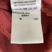 LEMAIRE ルメール 18AW ボートネック スウェットトレーナー バーガンディー Size M 瑞穂店