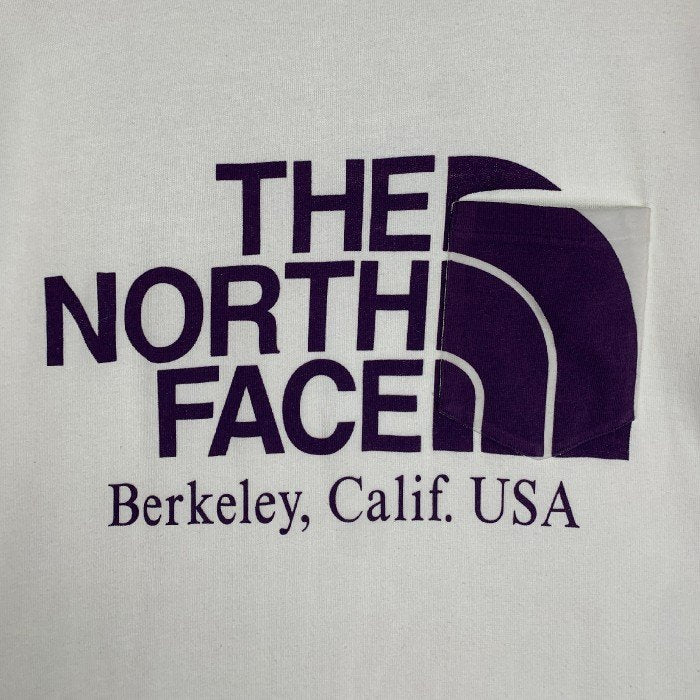 THE NORTH FACE PURPLE LABEL ノースフェイス パープルレーベル ロゴプリント ポケットTシャツ ホワイト NT3108N Size M 福生店