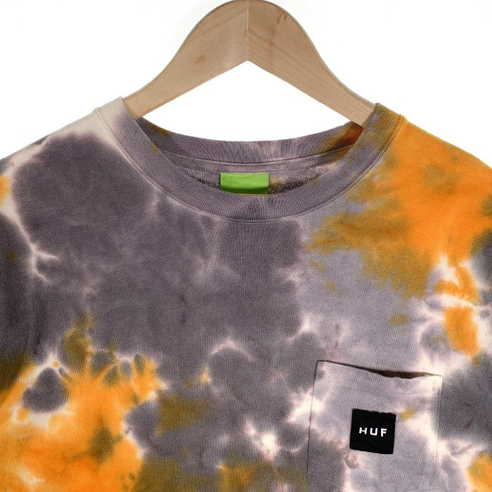 HUF ハフ タイダイ ロングスリーブTシャツ ポケット Size M 福生店
