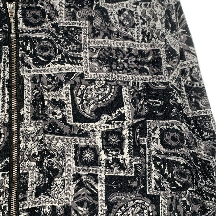 SUPREME シュプリーム 16AW Broken Paisley Flannel Zip Shirt