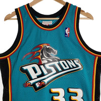 mitchell&ness ミッチェルアンドネス NBA PISTONS GRANT HILL ピストンズ グラントヒル ゲームシャツ ユニフォーム Size M 福生店