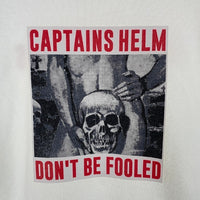 CAPTAINS HELM キャプテンズヘルム 21SS DON’T BE FOOLED HOODIE プリント プルオーバースウェットパーカー ホワイト Size XL 福生店