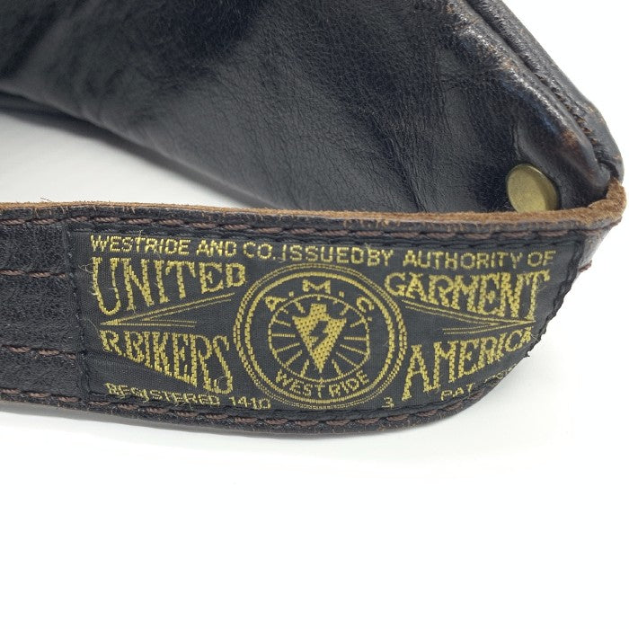 WEST RIDE ウエストライド RIDING WAIST BAG ライディングウエストバッグ ホースハイド ブラック 福生店