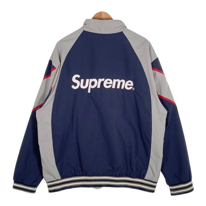 SUPREME シュプリーム 21AW New York Yankees Track Jacket ニューヨークヤンキース トラックジャケット ネイビー グレー Size XL 福生店