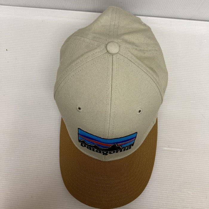 PATAGONIA パタゴニア 73 ロゴ ラジャー ザット トラッカー ベースボール キャップ ベージュ 3800sp17 瑞穂店