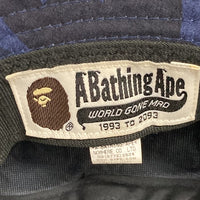 A BATHING APE アベイシングエイプ バケットハット 帽子 迷彩 ブルー sizeM 瑞穂店