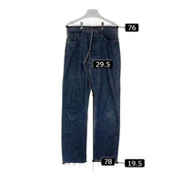 80's Levi's リーバイス 501 ブラックデニムパンツ 先染め USA製 裾カットオフ Size32 瑞穂店