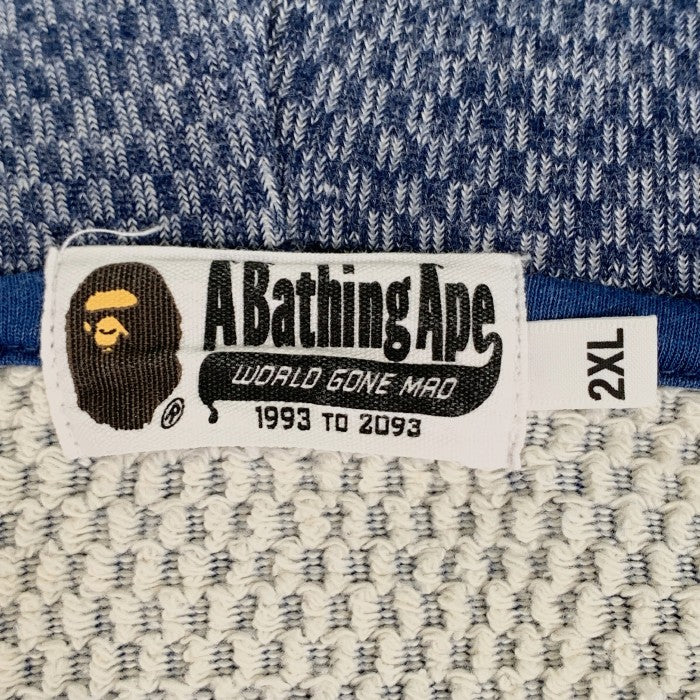 A BATHING APE アベイシングエイプ SHARK HOODIE シャークパーカー 001ZPG301002X Size 2XL 福生店