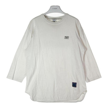 M&M エムアンドエム CUSTOM PERFORMANCE PRINT 7分丈 L/S Tシャツ ホワイト sizeXL 瑞穂店