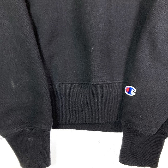 CHAMPION チャンピオン 青単色タグ Reverse Weave リバースウィーブ パーカー ブラック sizeL 瑞穂店