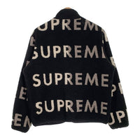 SUPREME シュプリーム 18AW Reversible Logo Fleece Jacket リバーシブルロゴ フリースジャケット ブラック Size M 福生店