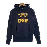 TMT ティーエムティー TMT CREW ワッペン プルオーバースウェットパーカー ネイビー RUSSELLボディ Size L 福生店