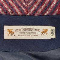 NEIGHBORHOOD ネイバーフッド 14AW ウール ショールカラー ロングジャケット コート ネイティブ柄 142BENH-JKM01 Size L 福生店