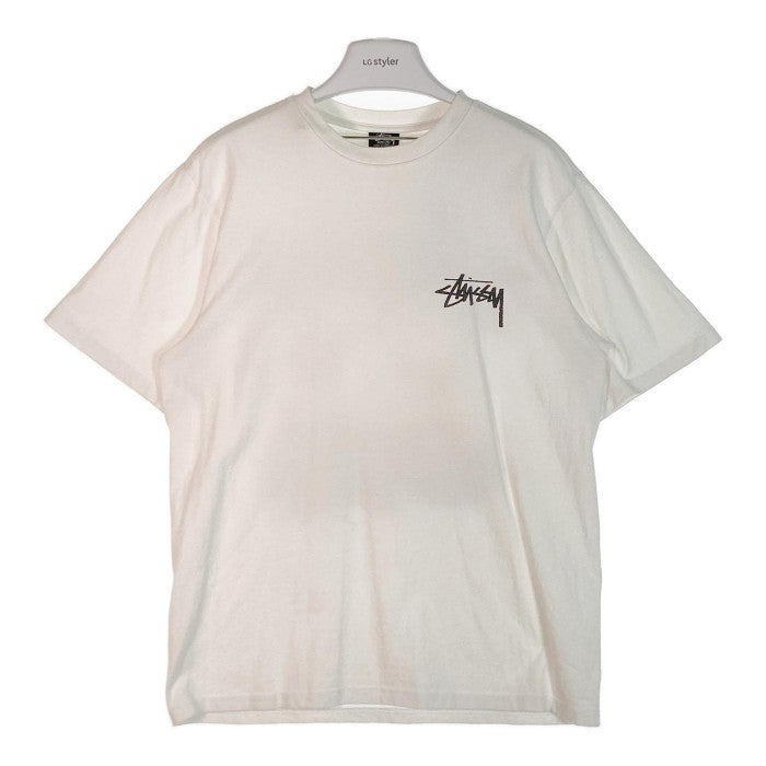 STUSSY ステューシー WITHERED FLOWER TEE ウィザードフラワー Tシャツ ホワイト sizeM 瑞穂店