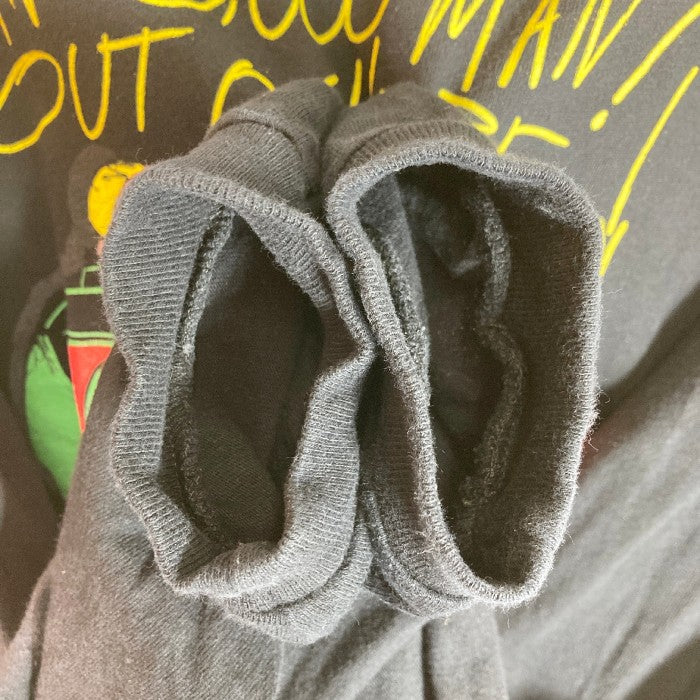 US古着 80's～90’s プリントL/S Tシャツ ブラック sizeFree 瑞穂店