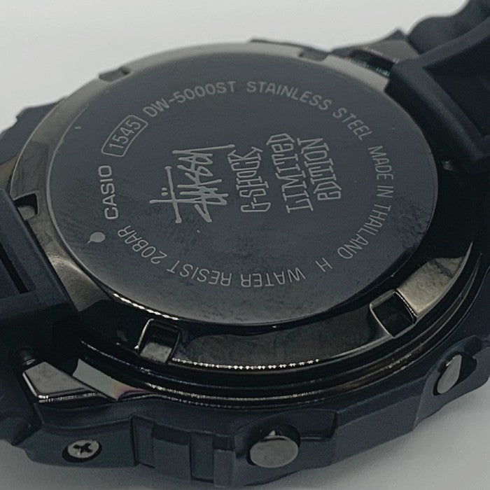 CASIO カシオ G-SHOCK デジタル クォーツ腕時計 STUSSY ステューシー 08SS 25周年 DW-5000ST ブラック 福生店