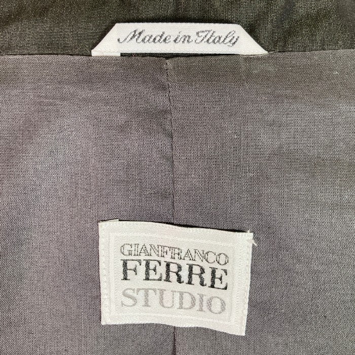 GIANFRANCO FERRE STUDIO ジャンフランコフェレストゥーディオ テーラードジャケット グリーン size38 瑞穂店