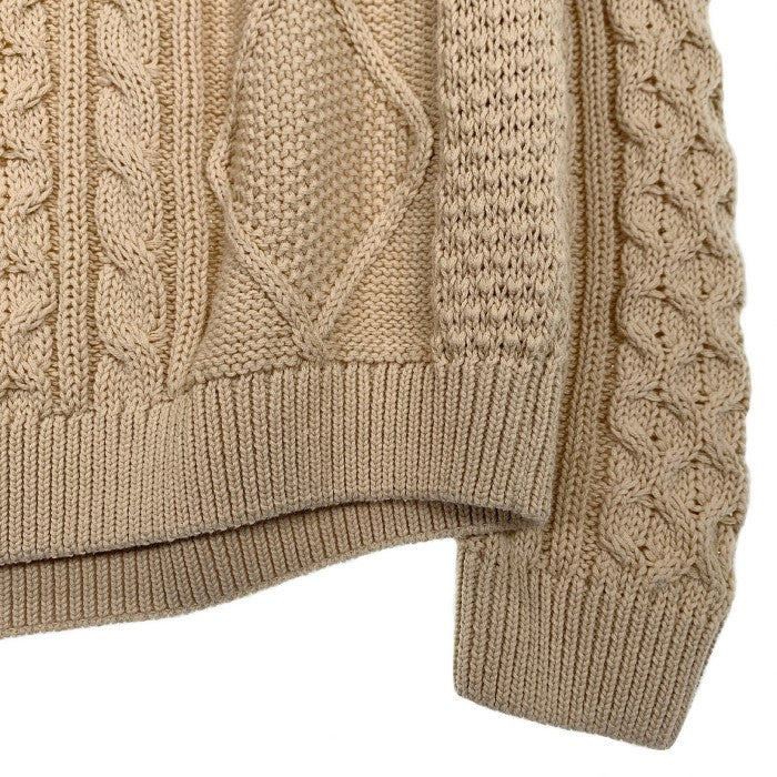 NIKE ナイキ CABLE KNIT SWEATER ケーブルニットセーター ベージュ