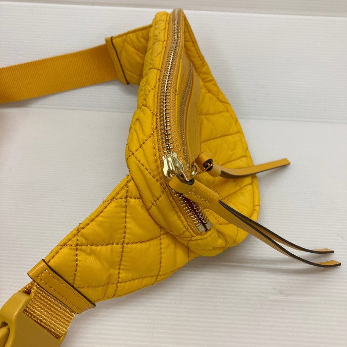 TORY BURCH  トリーバーチ ウエストバッグ ナイロン PERRY QUILTED NYLONBELT BAG ボディバッグ キルティング イエロー 黄色 瑞穂店