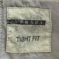 PRADA プラダ コットン テーパードスラックス センタープリーツ ボタンフライ オフホワイト GEPO070 Size 31 福生店