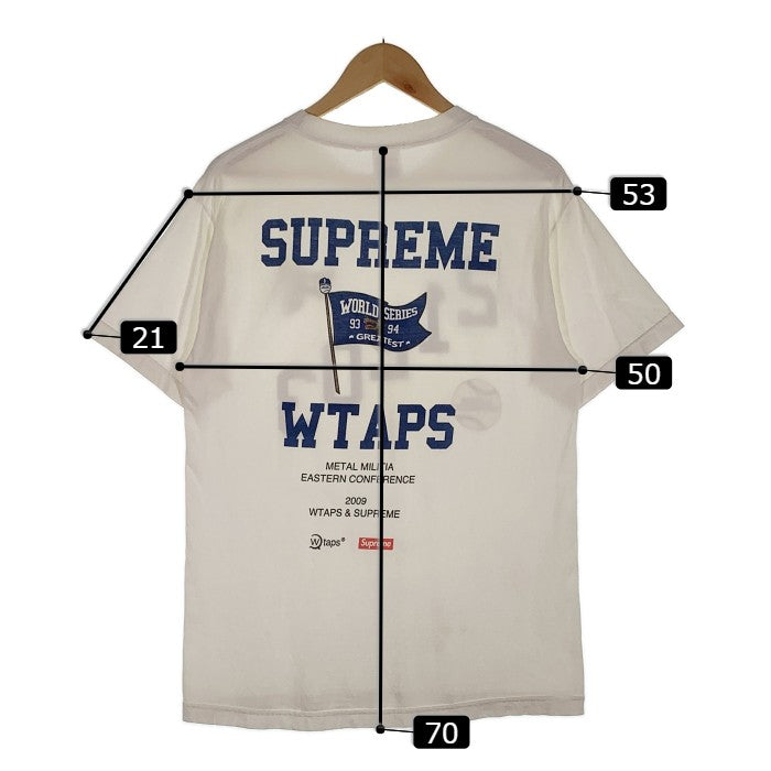 SUPREME シュプリーム 09AW WTAPS ダブルタップス 21203 Tee 両面プリント Tシャツ ホワイト Size M 福生店