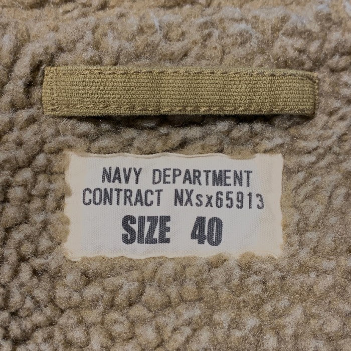 WAIPER ワイパー U.S.NAVY N-1 デッキジャケット ステンシル カーキ Size 40 福生店