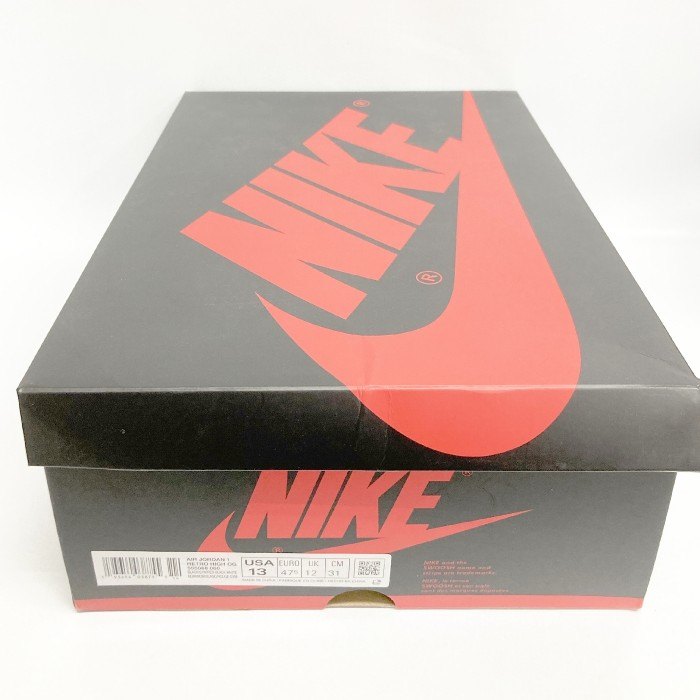 NIKE ナイキ AIR JORDAN1 RETRO HIGH 555088-060 エアジョーダン1 ハイカットスニーカー ブラック size31cm 瑞穂店