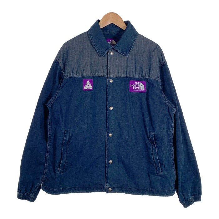 THE NORTH FACE PURPLE LABEL ノースフェイス パープルレーベル 21SS PALACE パレス Indigo Ripstop Coach Jacket インディゴ リップストップ コーチジャケット インディゴ Size L 福生店