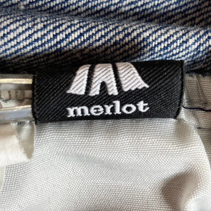merlot メルロー バルーンパンツ ドット デニム size3 瑞穂店