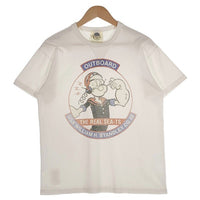 TOYS McCOY トイズマッコイ 20SS MILITARY TEE SHIRT POPEYE CG-32 ミリタリーTシャツ ポパイ プリント ホワイト Size L 福生店