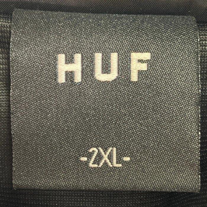 HUF ハフ ロゴプリント コーチジャケット ブラック size2XL 瑞穂店