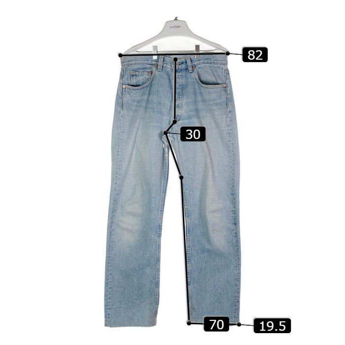 Levi's リーバイス 501-0190 80s 019  デニムパンツ ジーンズ スカイブルー sizeW33 瑞穂店