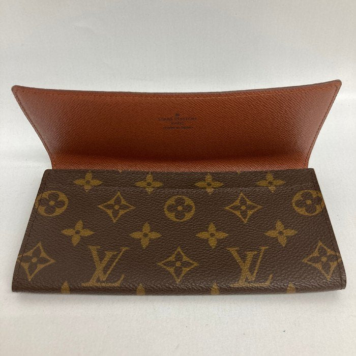 LOUIS VUITTON ルイ･ヴィトン モノグラム ポルトフォイユ 3カルトクレディ M61818 長財布 札カード入れ スリムウォレット  ブラウン 瑞穂店