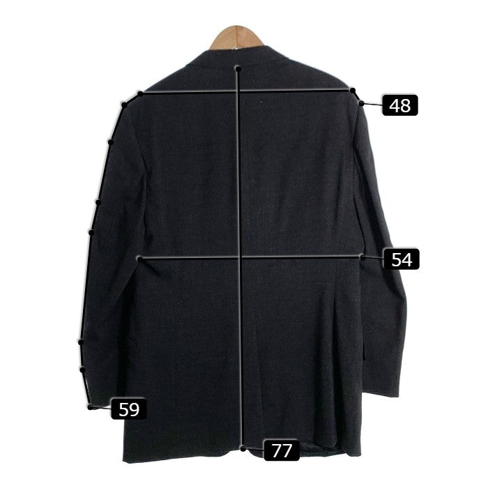 PRADA　プラダ　テーラードジャケット　2-B　ブラック　サイズ54R袖タグ付