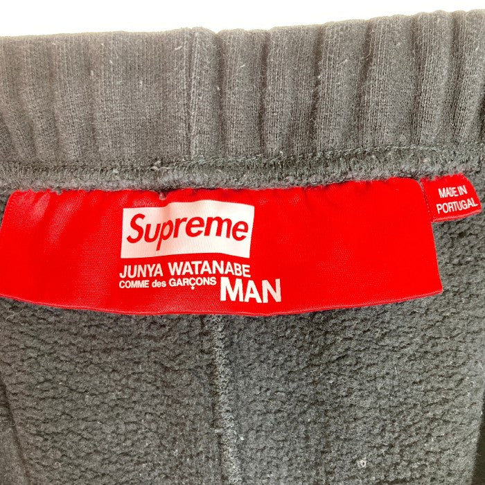 SUPREME×JUNYA WATANABE COMME des GARCONS MAN シュプリーム×ジュンヤワタナベコムデギャルソンマン 21AW ロゴプリント スウェットパンツ ブラック sizeL 瑞穂店