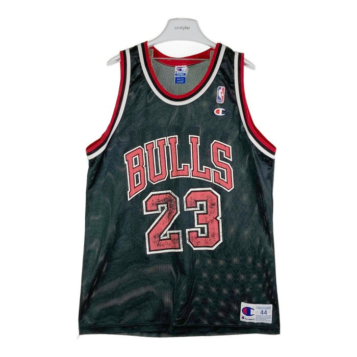 CHAMPION チャンピオン USA製 90s CHICAGO BULLS マイケルジョーダン ユニフォーム ブラック size44 瑞穂店