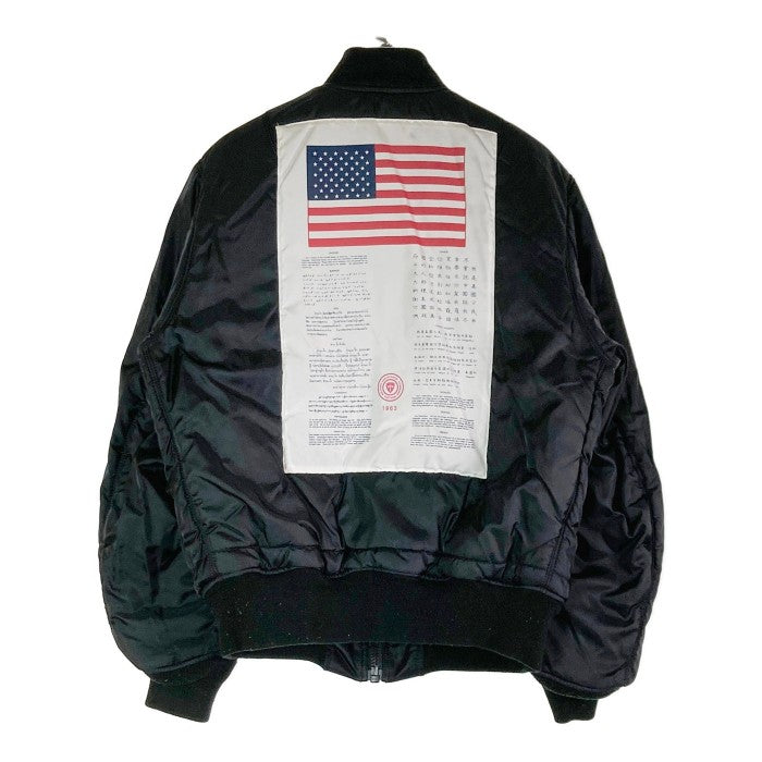 ALPHA INDUSTRIES×EMODA アルファインダストリーズ×エモダ MA-1 フライトジャケット ブラック sizeS 瑞穂店