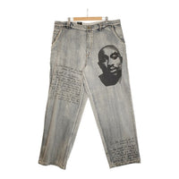 Makaveli 2pac プリント デニムパンツ Size 42×34 福生店