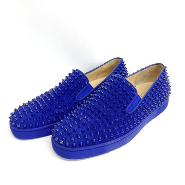 Christian Louboutin クリスチャンルブタン スタッズスリッポン ブルー size40 瑞穂店