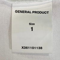 GENERAL PRODUCT ジェネラルプロダクト L/S Tee ロングスリーブ Tシャツ Size 1 福生店