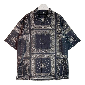 THE NORTH FACE ノースフェイス S/S Aloha Vent Shirt アロハベント バンダナ リニューアル ブラック sizeXL 瑞穂店