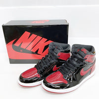 NIKE AIR JORDAN 1 パテントブレッド　27.5cm