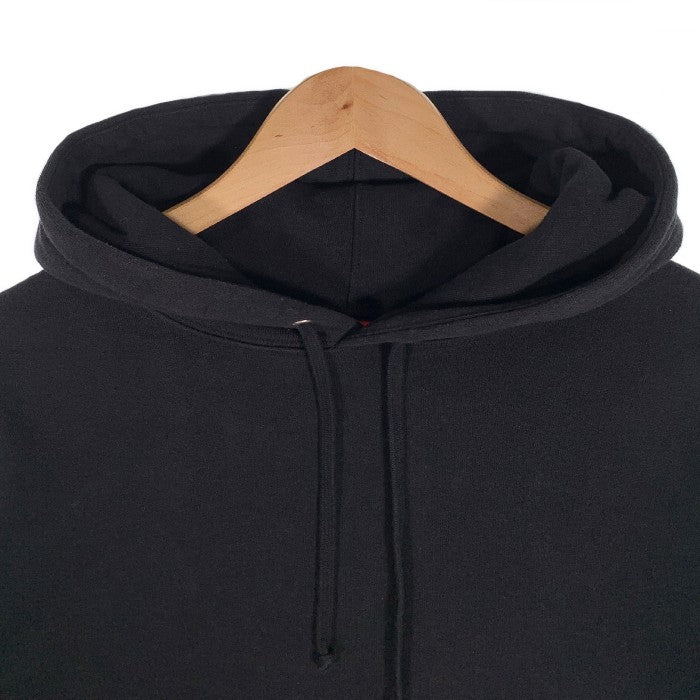 SUPREME シュプリーム 18SS Corner Label Hooded Sweatshirt コーナーラベル スウェットパーカー ブラック Size M 福生店