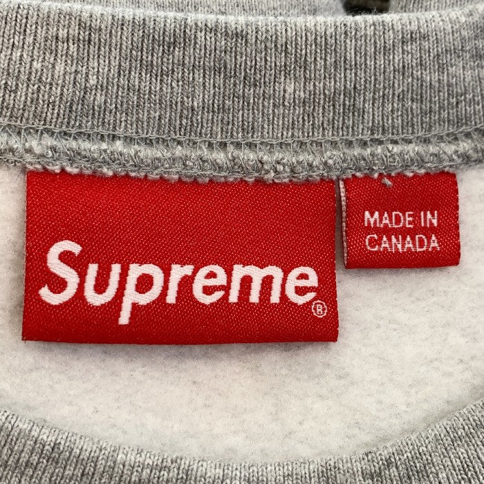 SUPREME シュプリーム 22AW Box Logo Crewneck ボックスロゴクルーネック スウェットトレーナー グレー Size S 福生店