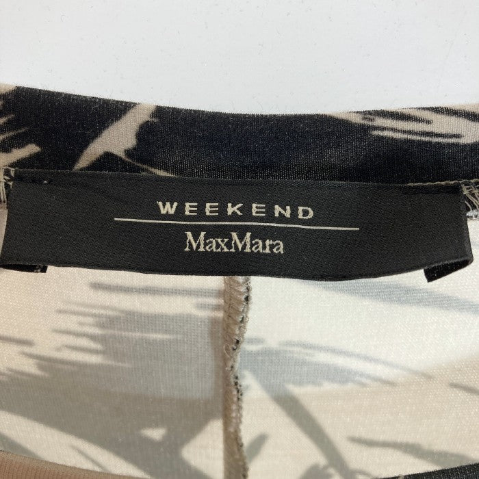 Max Mara WEEKEND マックスマーラ ウィークエンド ボタニカル柄ワンピース ベージュ sizeM 瑞穂店