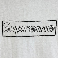 Supreme シュプリーム 21SS KAWS Chalk Logo Tee カウズチョークロゴTシャツ ホワイト sizeM 瑞穂店