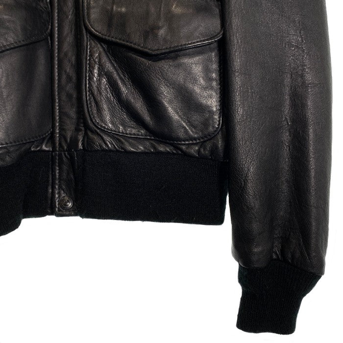 Schott ショット レザーフライトジャケット Lot233 ブラック ファー欠品 Size 40 福生店