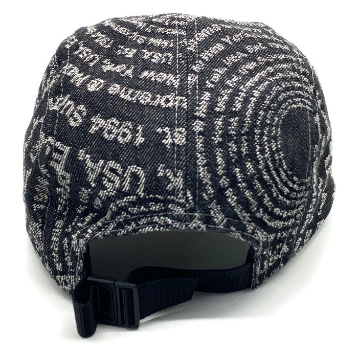 SUPREME シュプリーム 21AW Circles Jacquard Denim Camp Cap サークルジャガードデニムキャンプキャップ ブラック 福生店