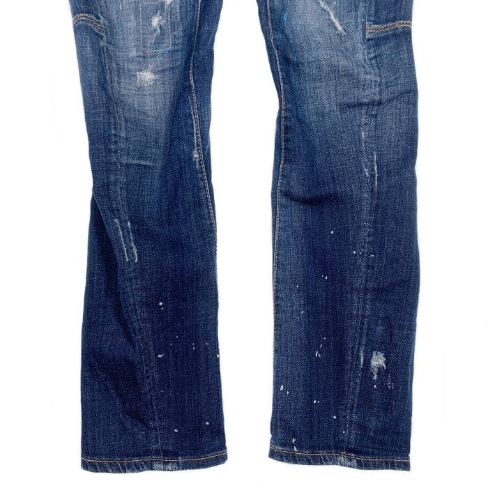 DSQUARED2 ディースクエアード TIDY BIKER JEAN バイカージーンズ デニム ペイント ダメージ加工 Size 48 福生店